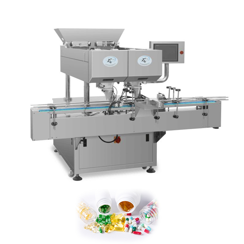 PBDS-12B 12-TRAY ELECTRONIC TABLET OR CAPSULE COUNTING MACHINE (DOUBLE-NOZZLE TYPE) 